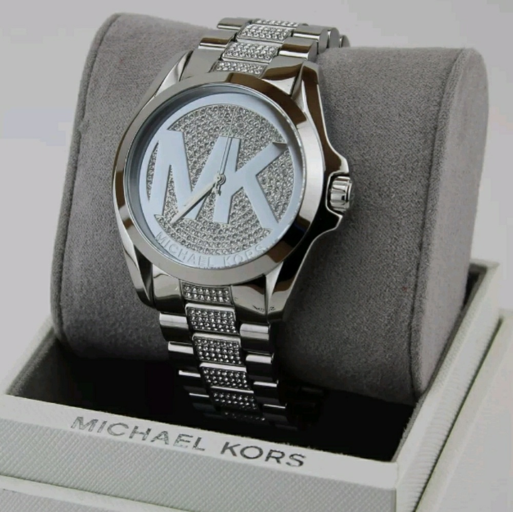 Brand NWT MICHAEL KORS Crystal Glitz ladies watch - Picture 3 of 6